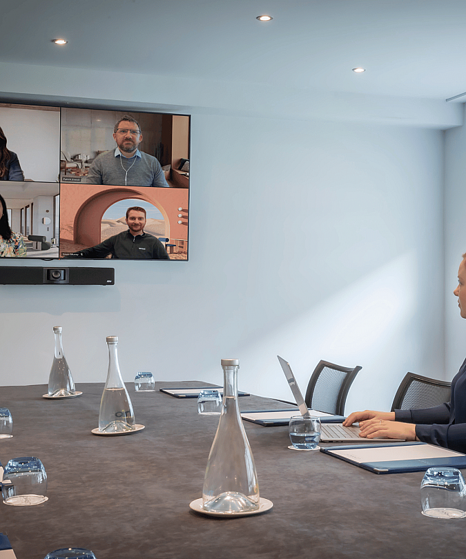 Meeting Rooms: Full audio and visual equipment